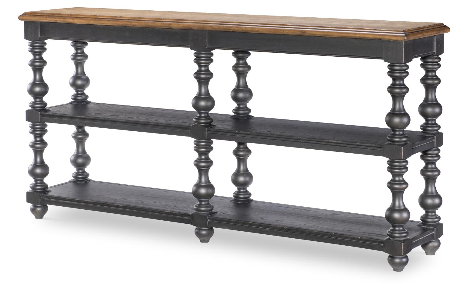 Turned Bobbin Leg Console Table