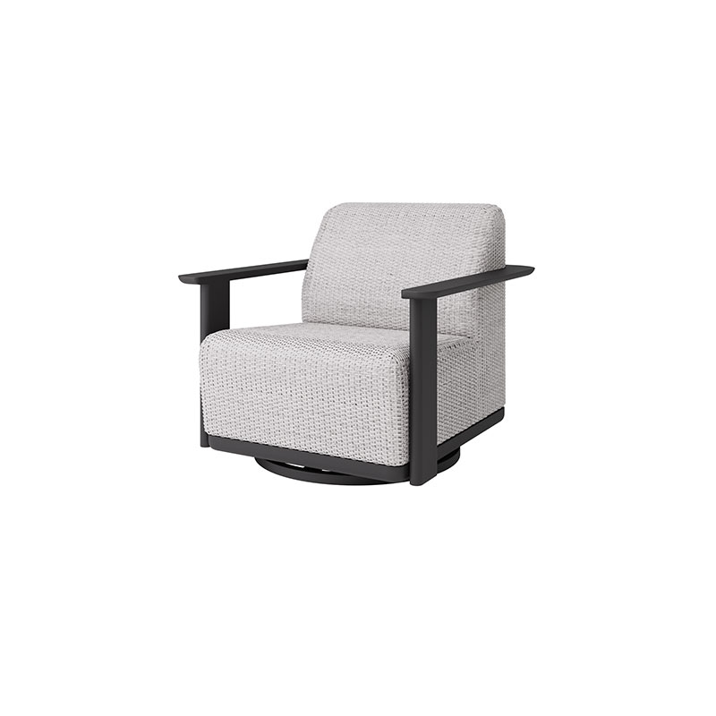 Padded Club Swivel Glider