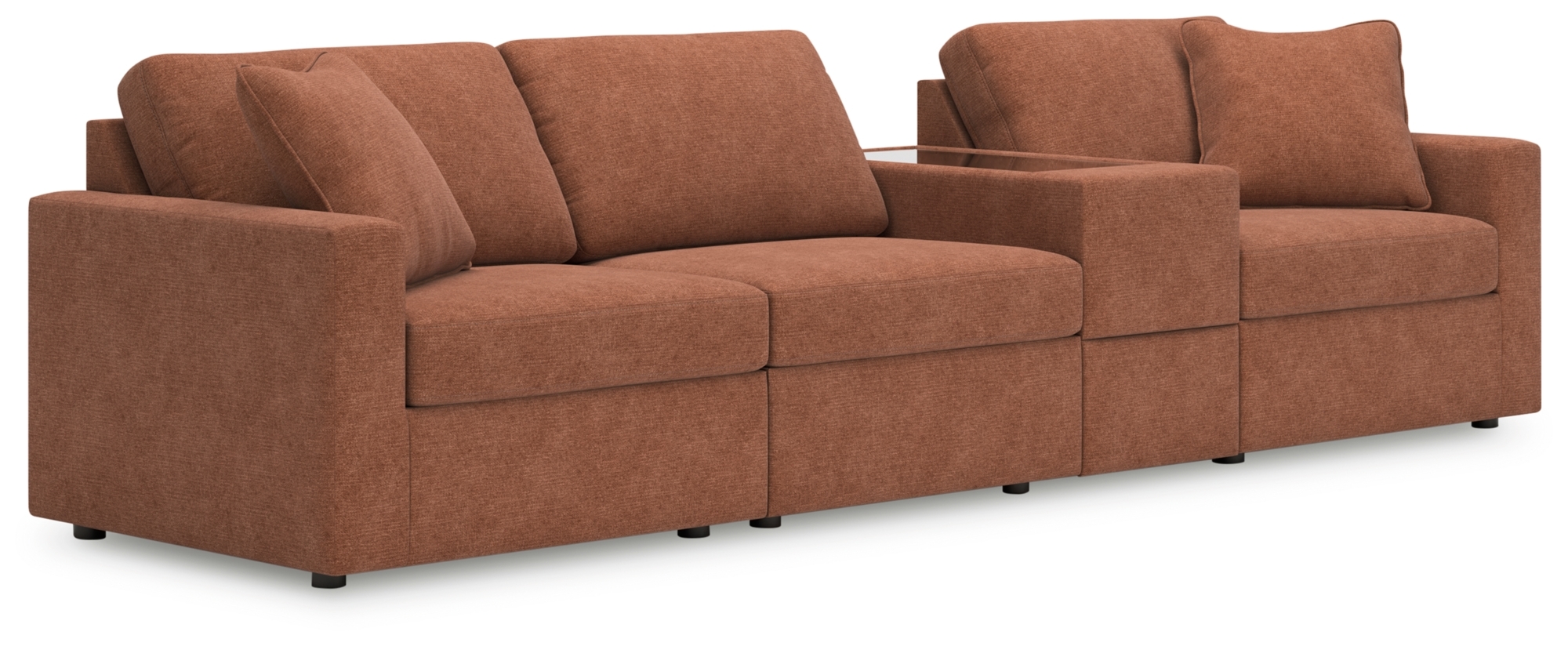 4-Piece Sectional Console