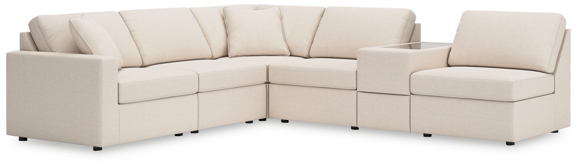 6-Piece Sectional Console