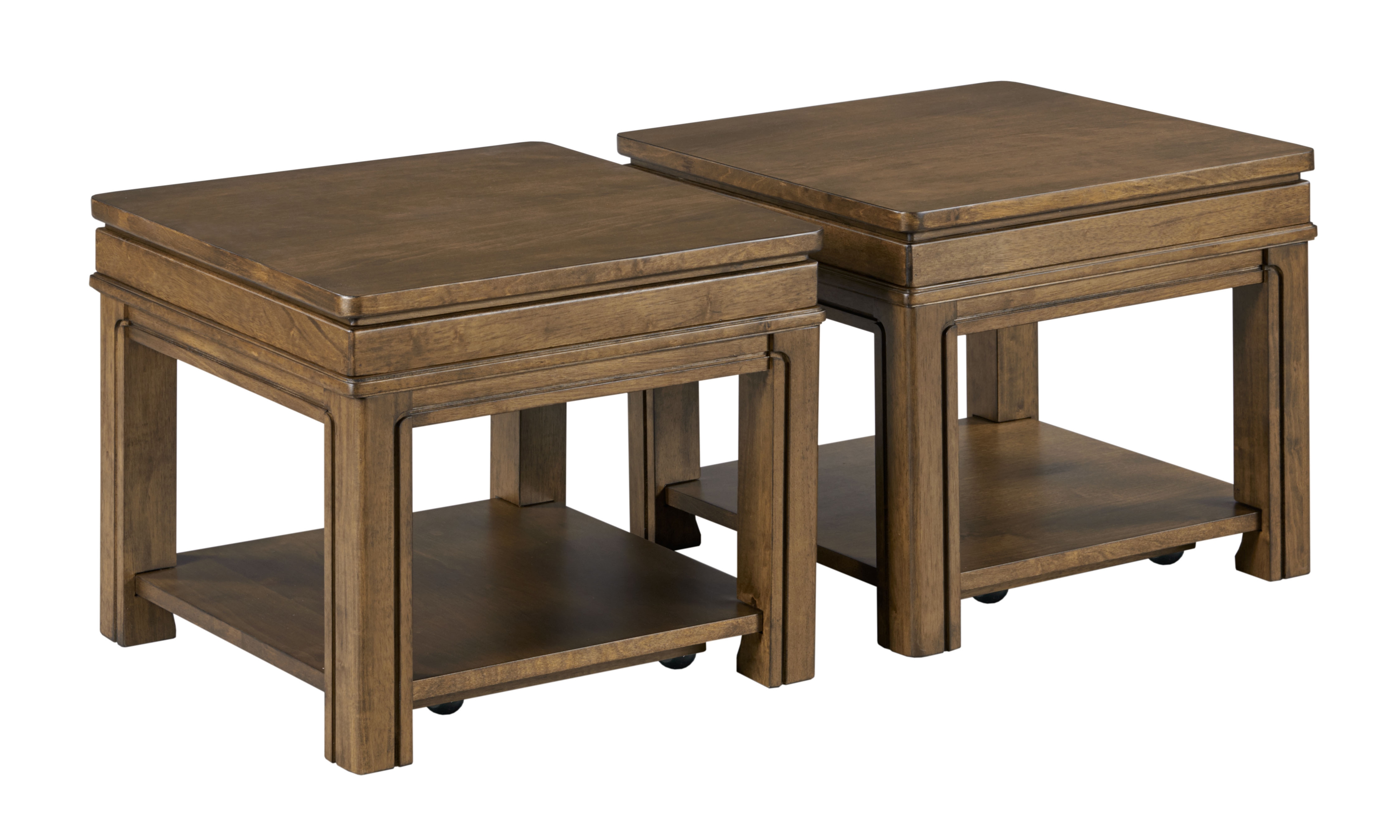 Pack of 2 Square Bunching Coffee Tables