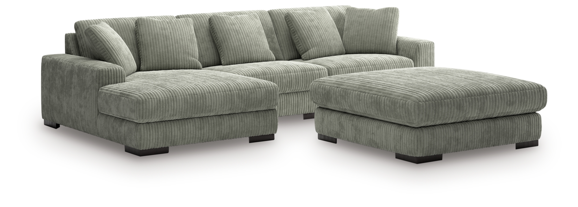 Sectional With Ottoman