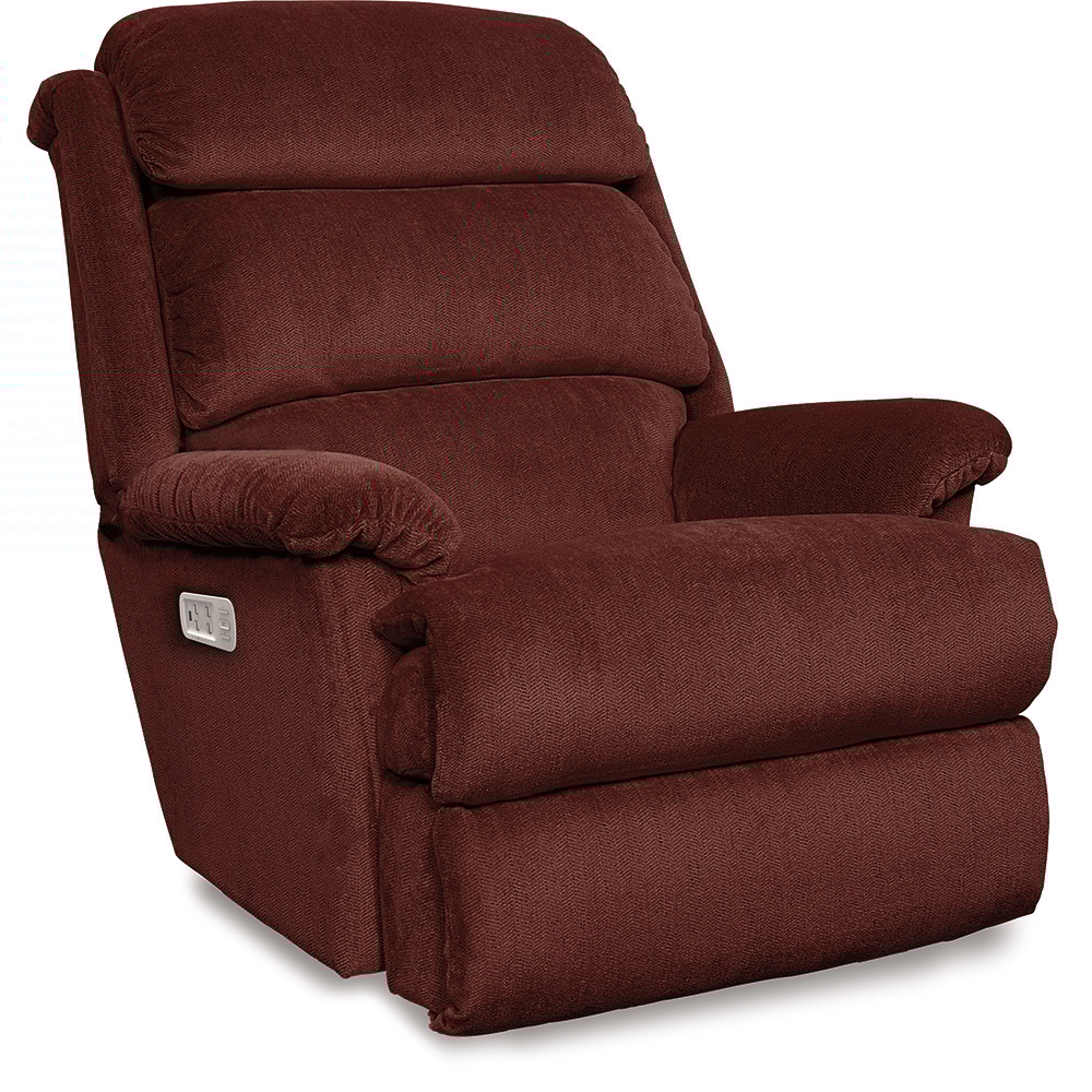 Power Rocking Recliner w/ Headrest & Lumbar