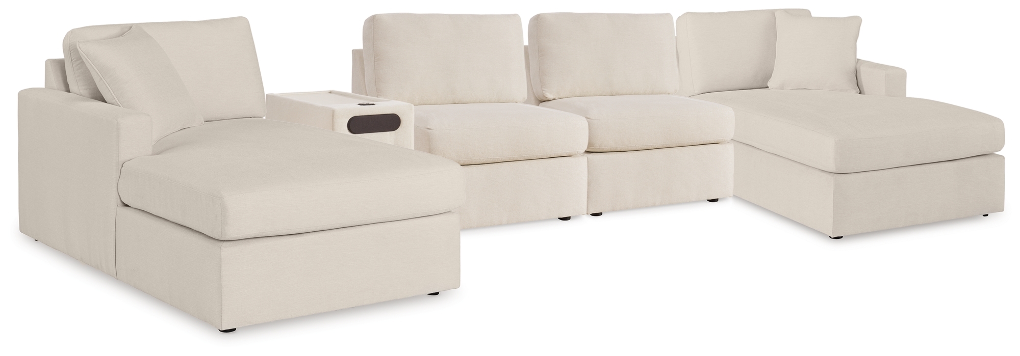 5 Piece Sectional With Audio Console