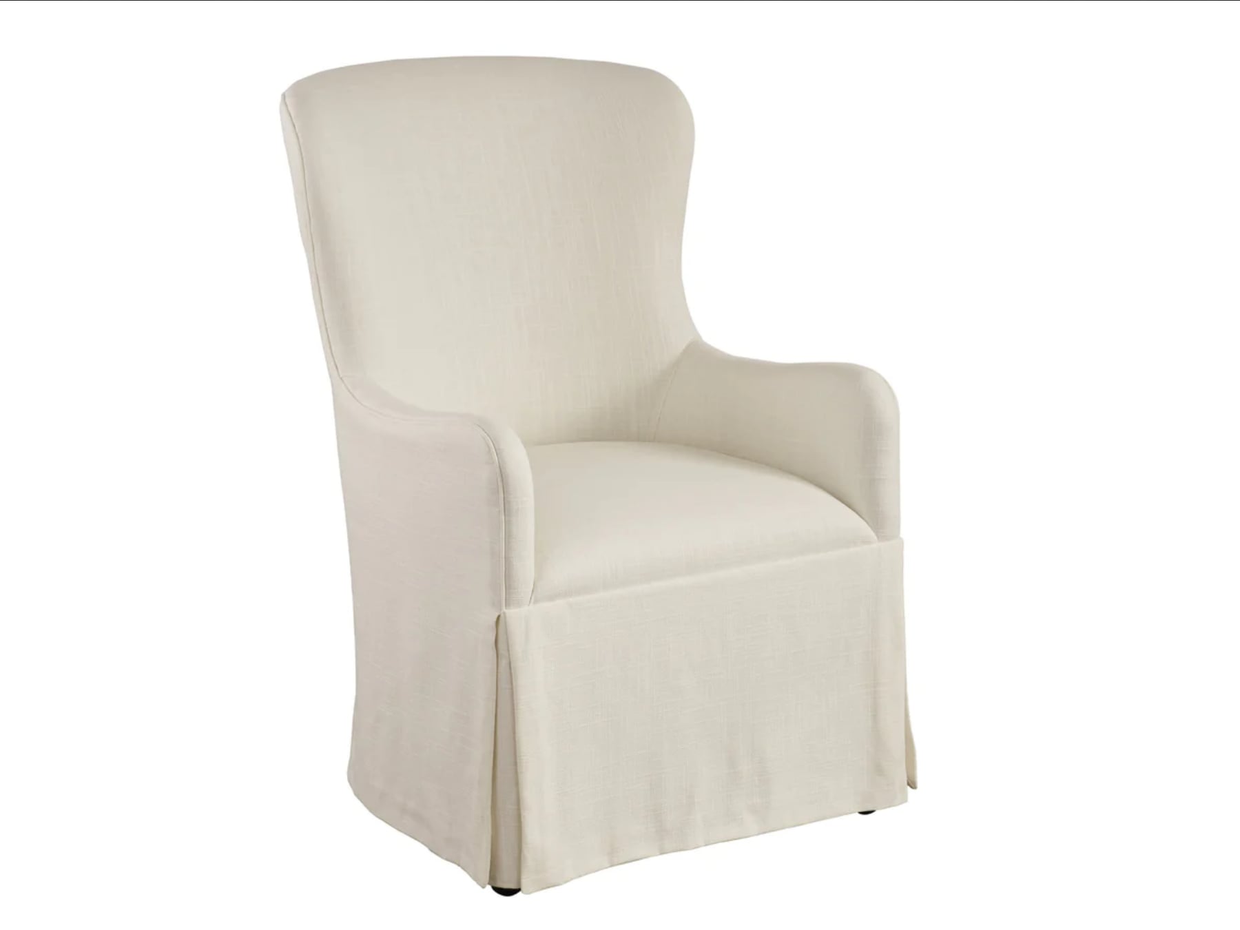 Upholstered Host Chair with Casters