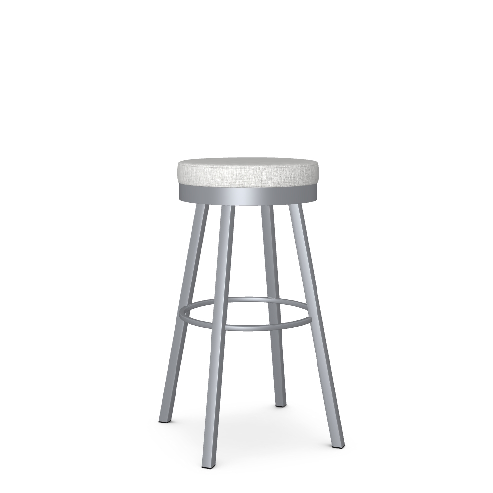Upholstered Spectator Height Swivel Stool