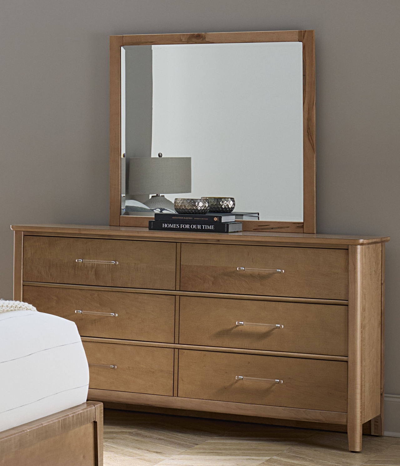 6-Drawer Dresser and Landscape Mirror