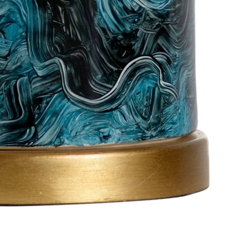 Malachite Cylinder Lamp