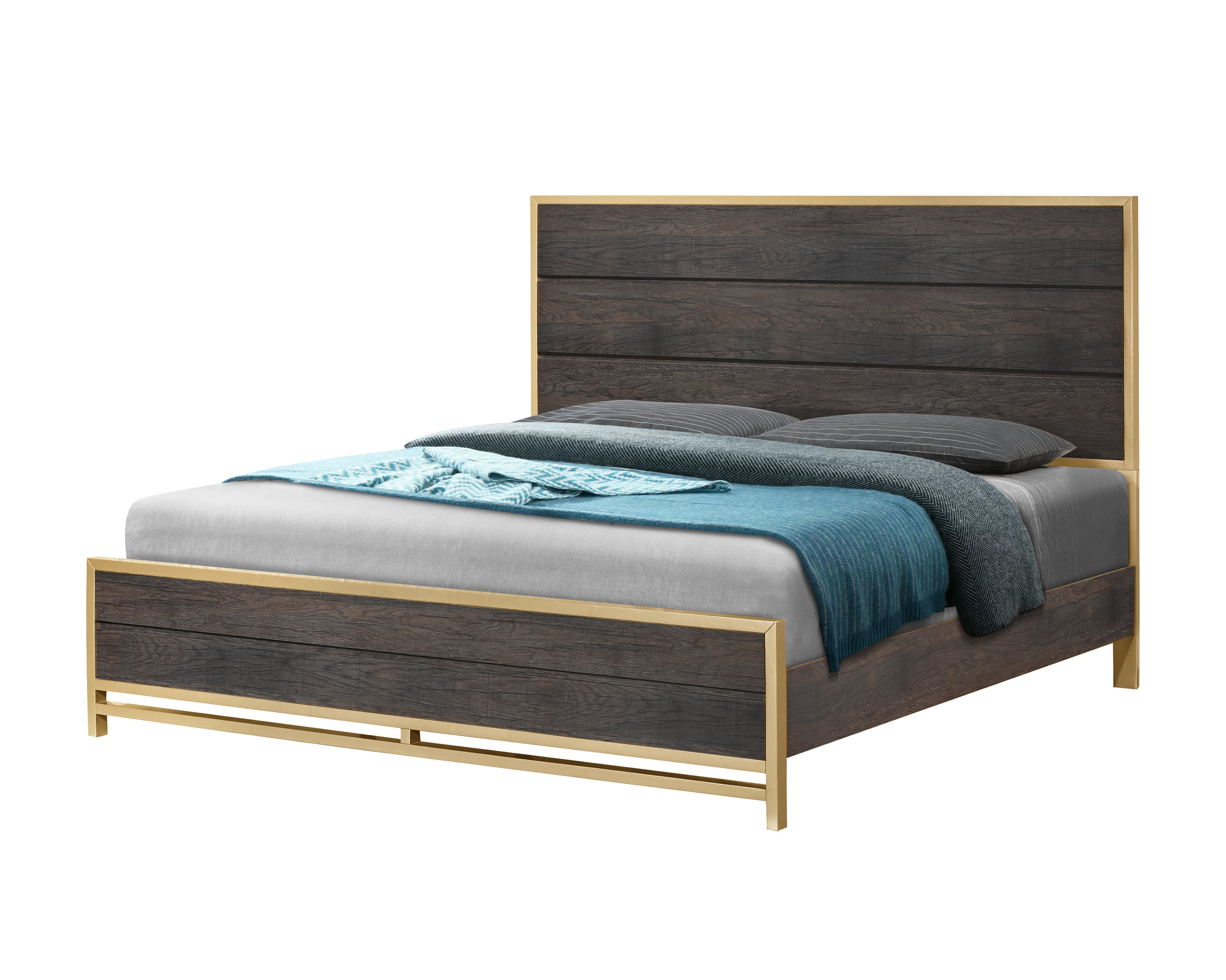 Slat Panel Bed - King