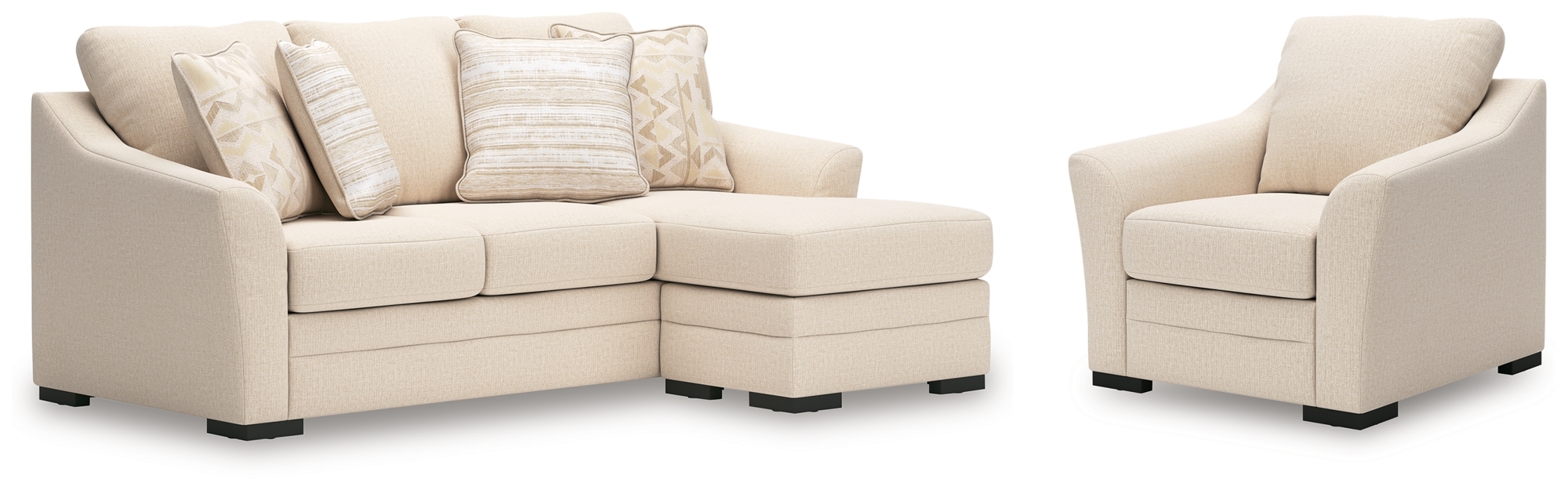 Sofa Chaise And Chair