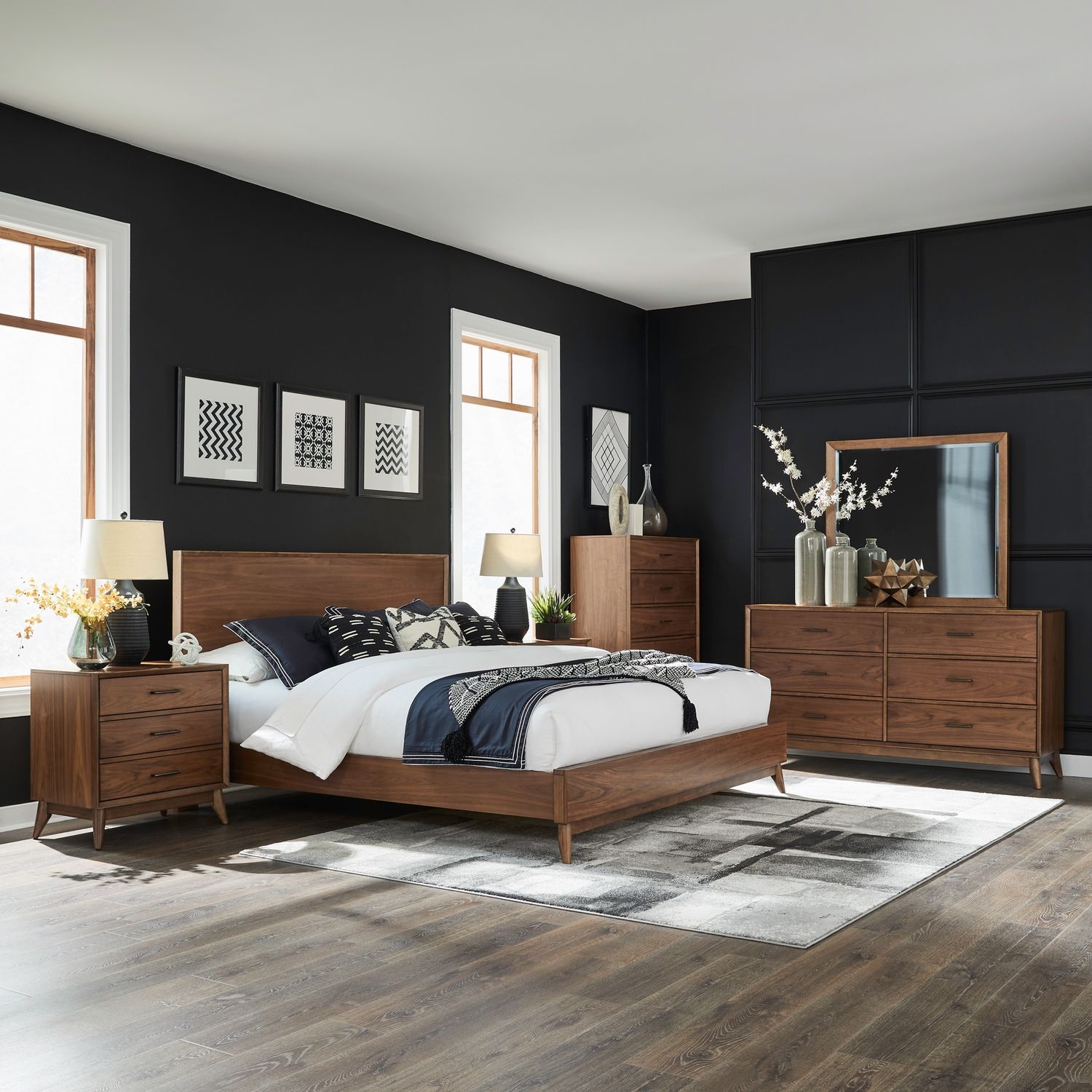 King Platform Bed Set
