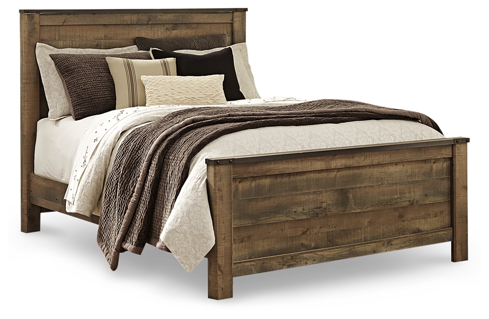 Signature Design by Ashley Trinell ASHB446/QKIT Queen Panel Bed