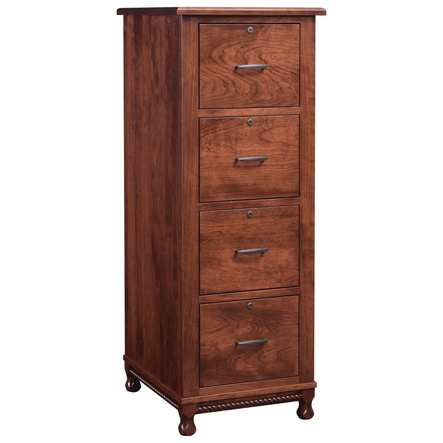 Maple Hill Woodworking Henry Stephens HS-9017 Customizable Solid Wood  4-Drawer File Cabinet | Wayside Furniture \u0026 Mattress | File Cabinets, image size:1460x1460