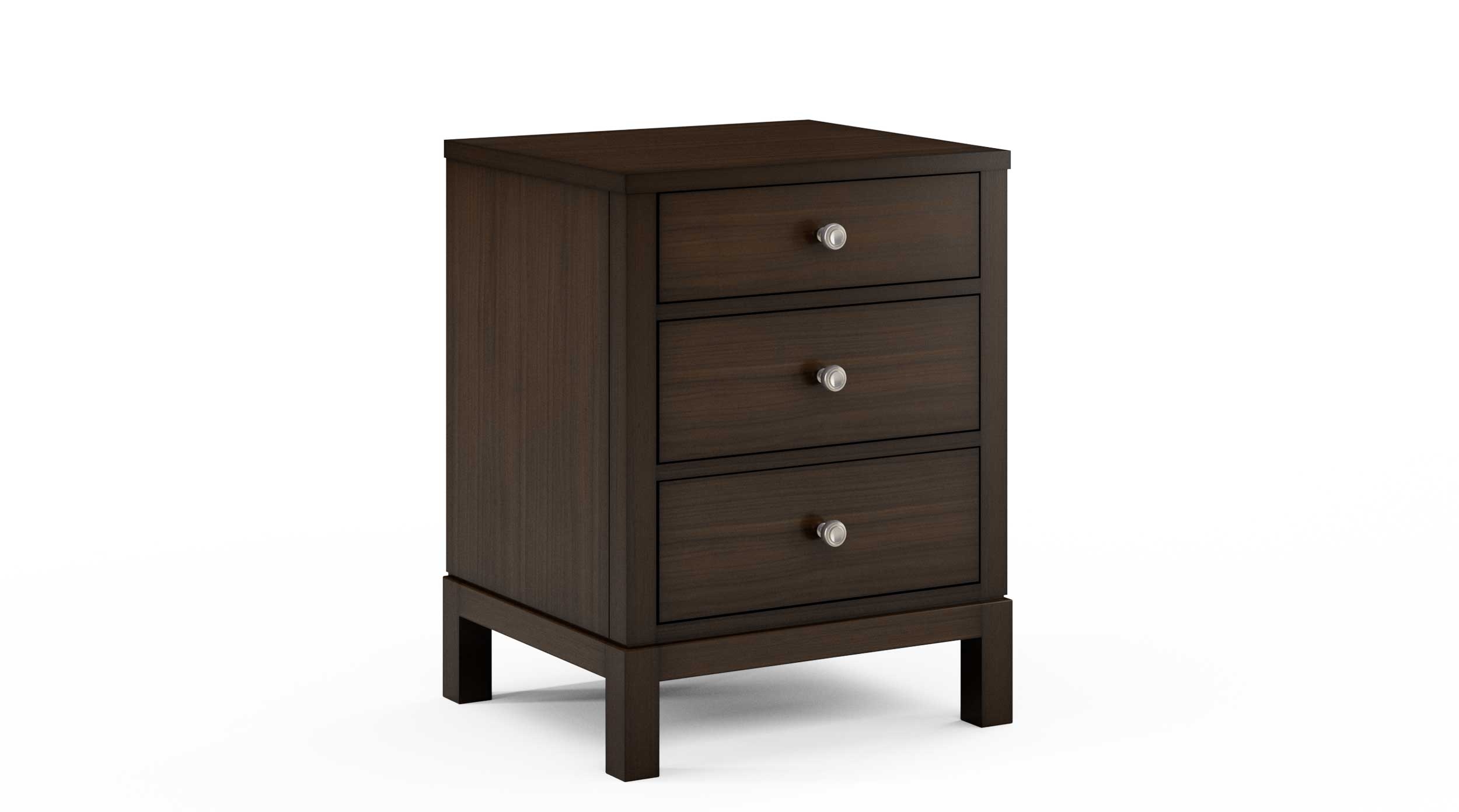3-Drawer Nightstand