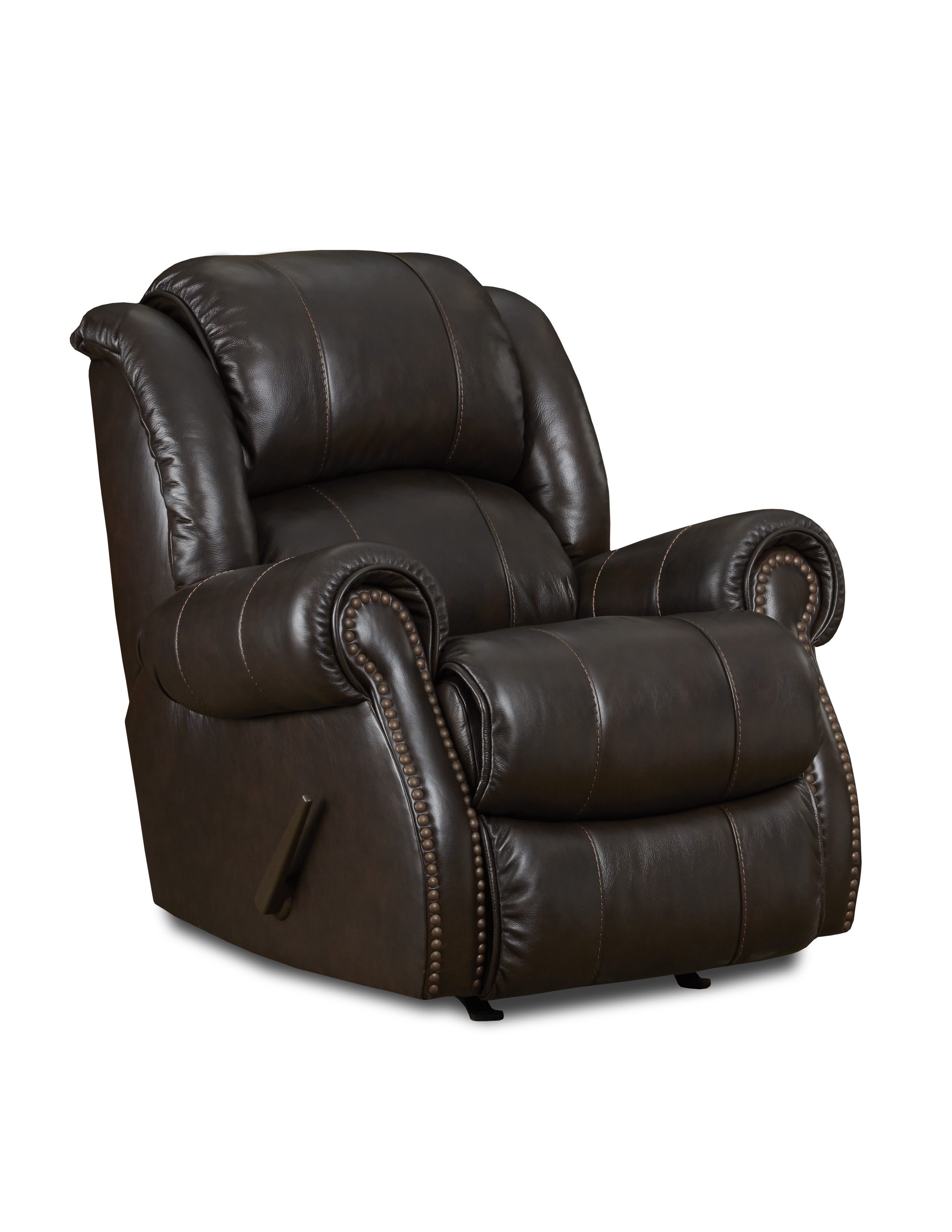 Dark Brown Rocking Recliner