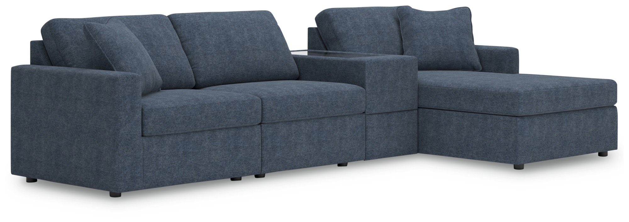 4-Piece Sectional With Chaise
