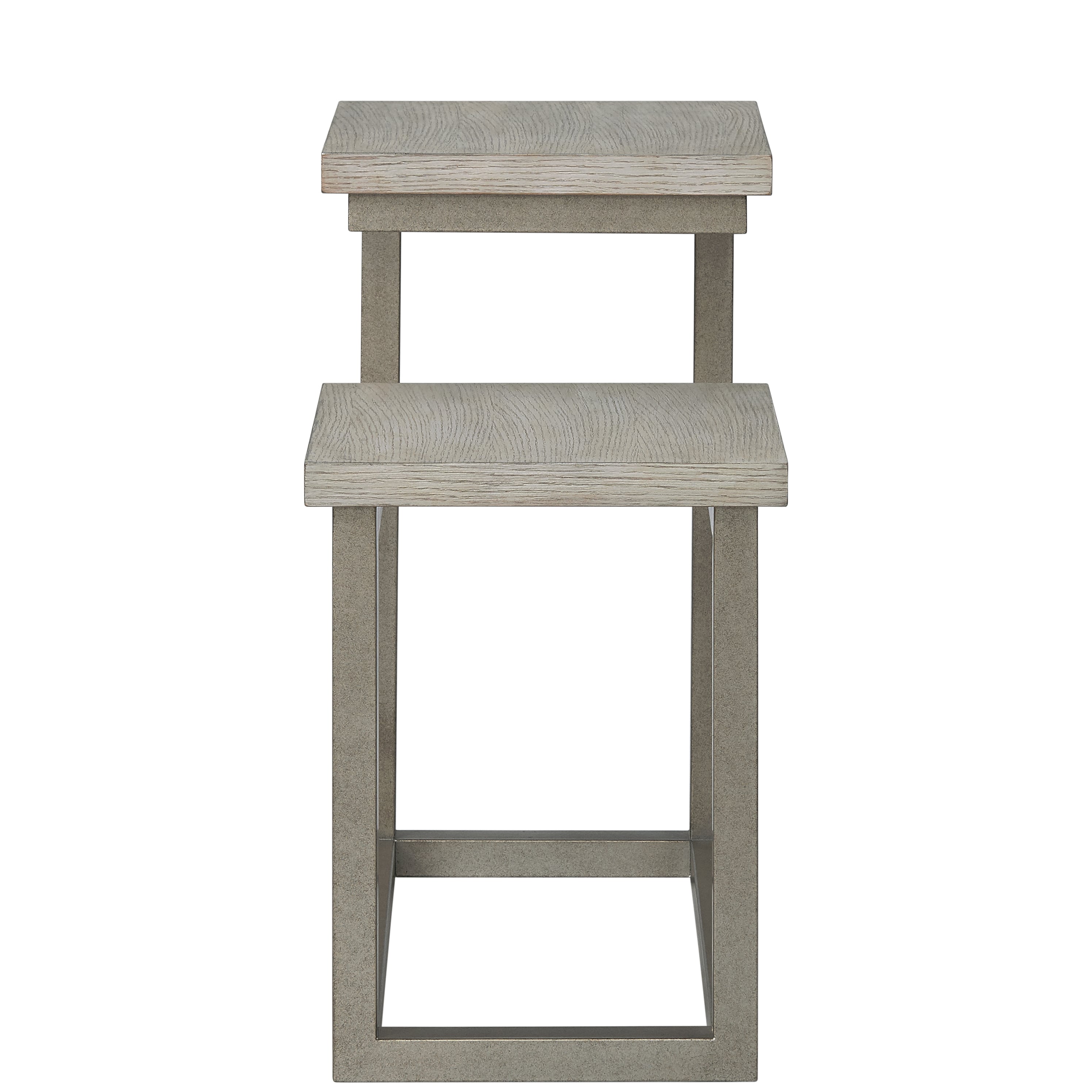 Riverside Furniture Venus Contemporary 2-Tier Chairside Table | Wayside