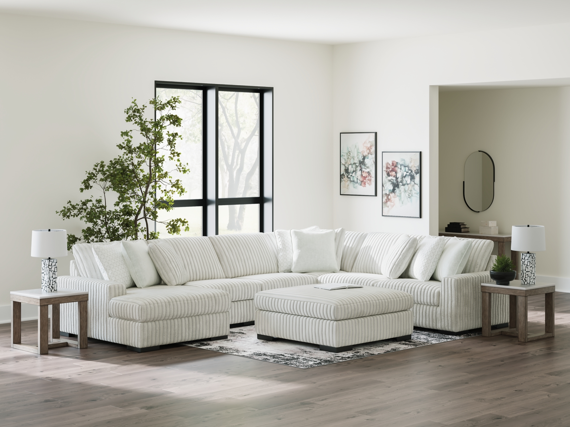 5-Piece Sectional With Chaise
