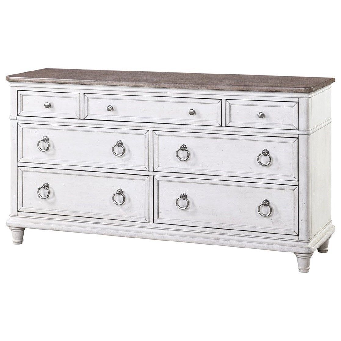 Panama Jack by Palmetto Home Sonoma 303497386 Farmhouse Dresser with Seven  Drawers | Baer's Furniture | Dressers