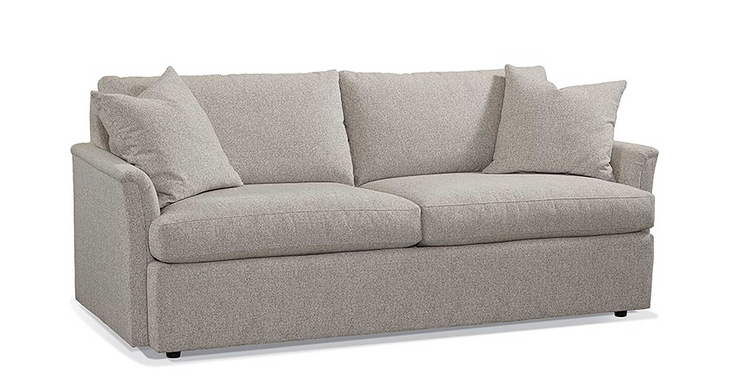 Two-Cushion Sofa w/Modern Flare Arms