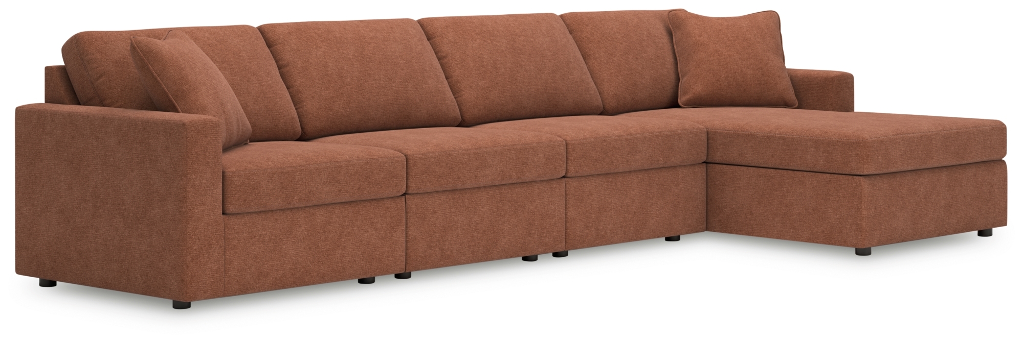 4-Piece Sectional With Chaise