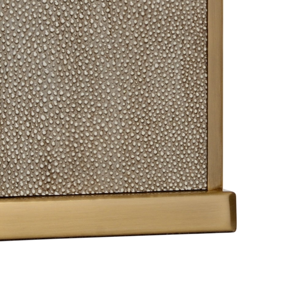 Gray Shagreen Lamp