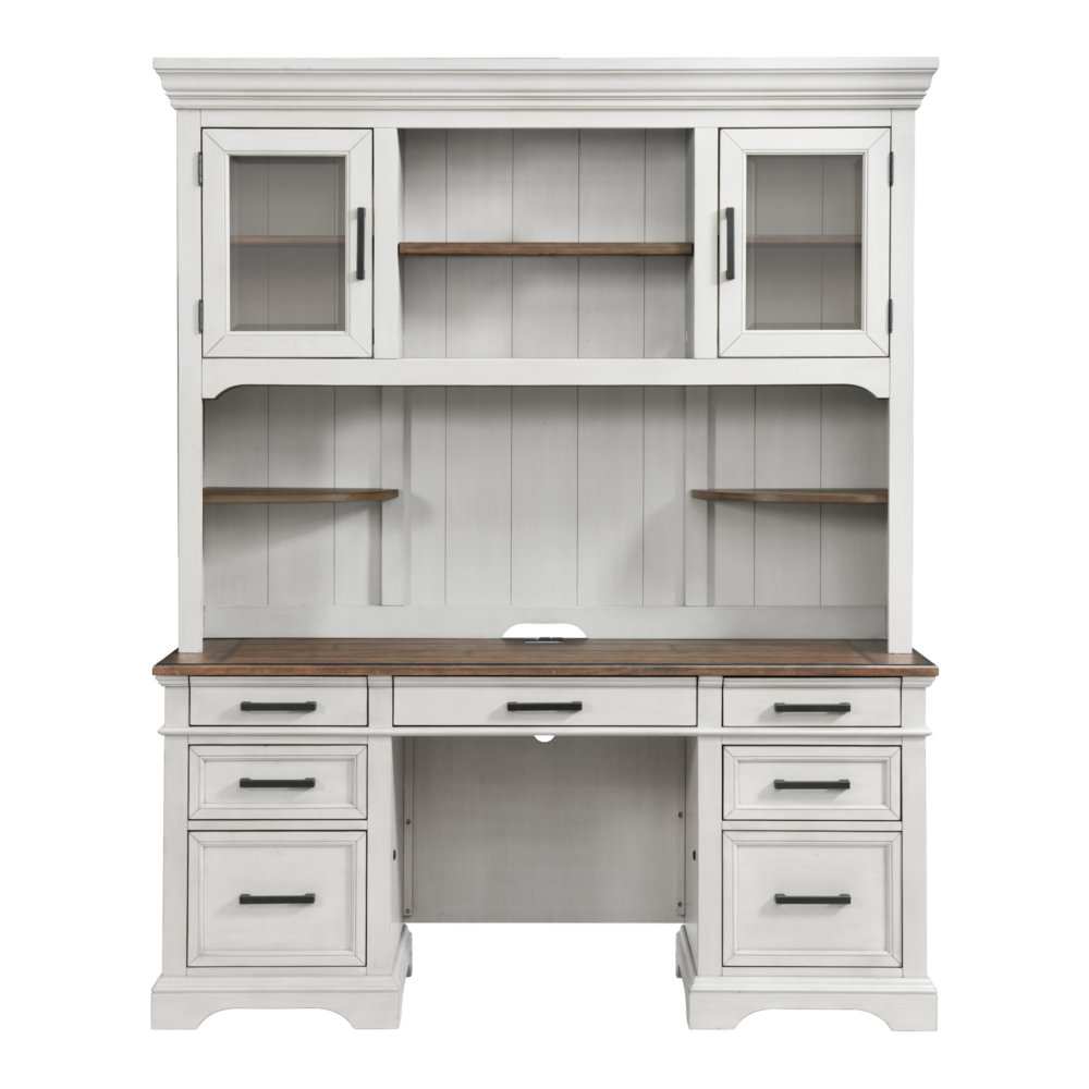Drake Cottage Credenza and Hutch with Adjustable Shelving Sadler's