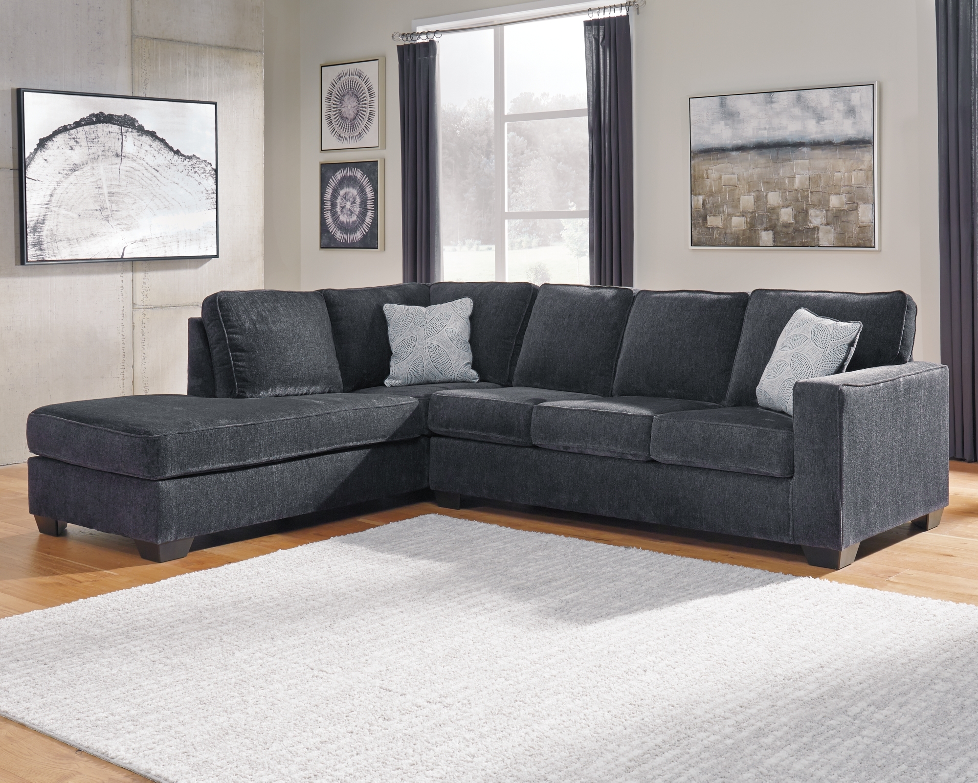 Signature Design by Ashley Altari 87213S1 2-piece Sectional With