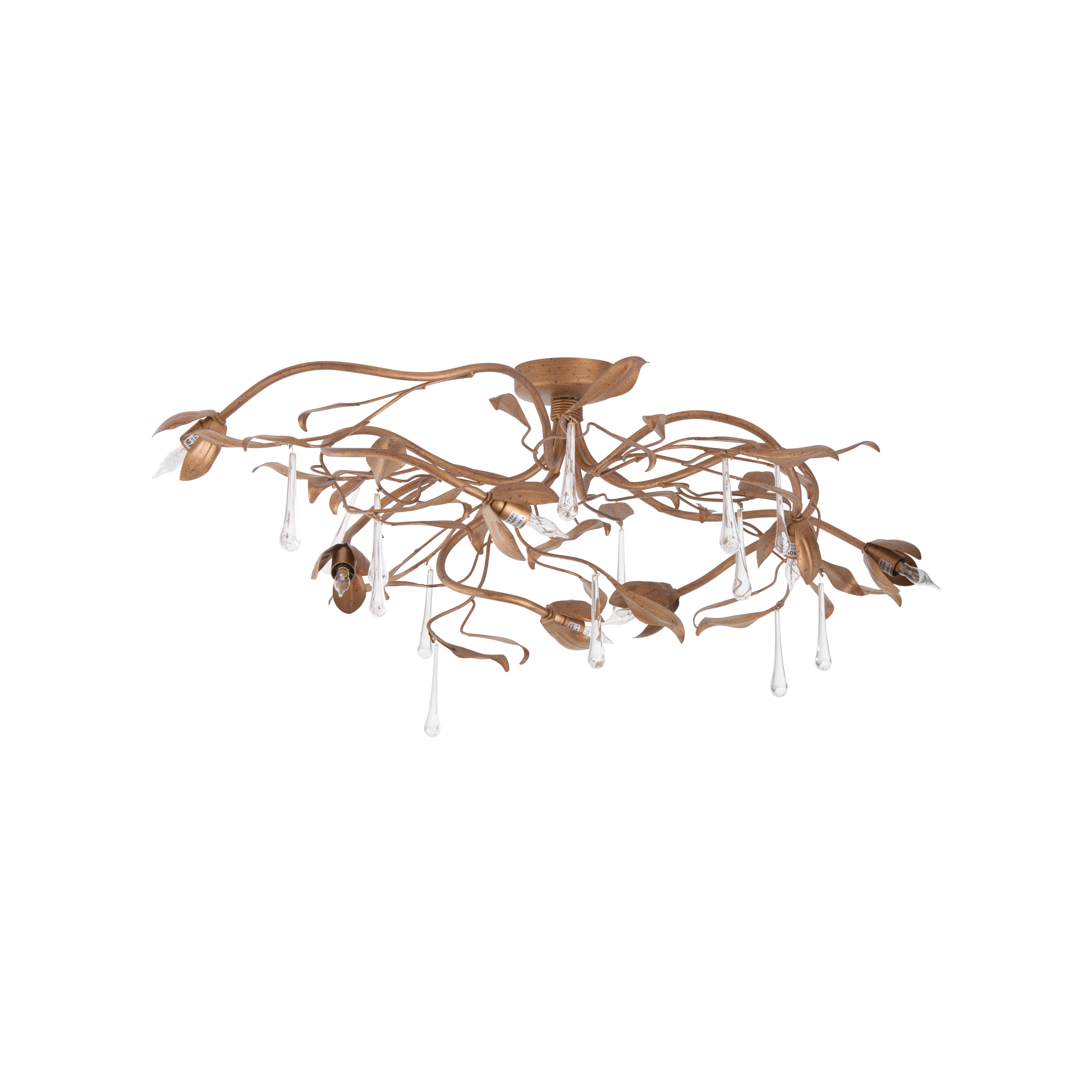 Bay Laurel Leaf Flush Mount