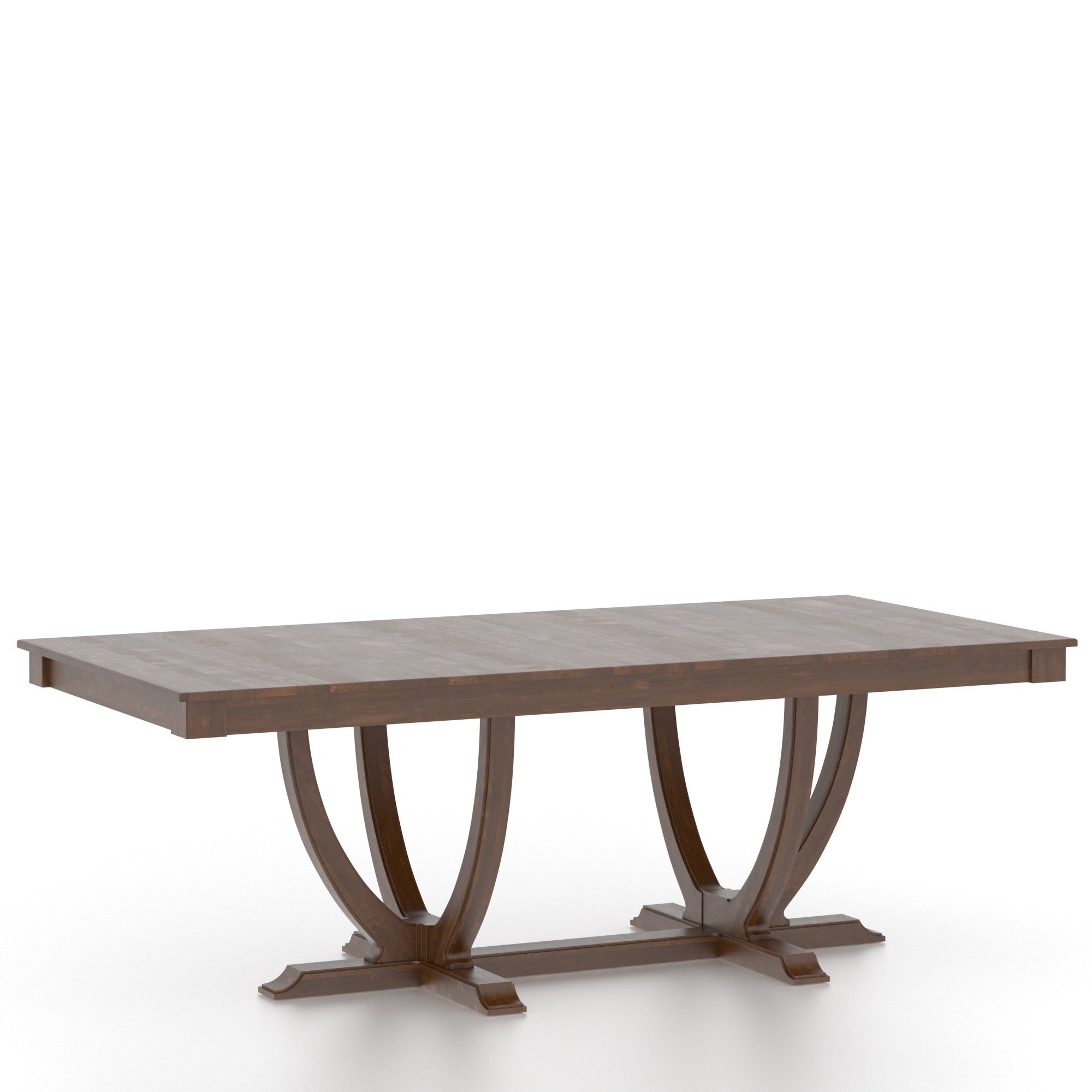 Dining Table w/Round Double Pedestal Base