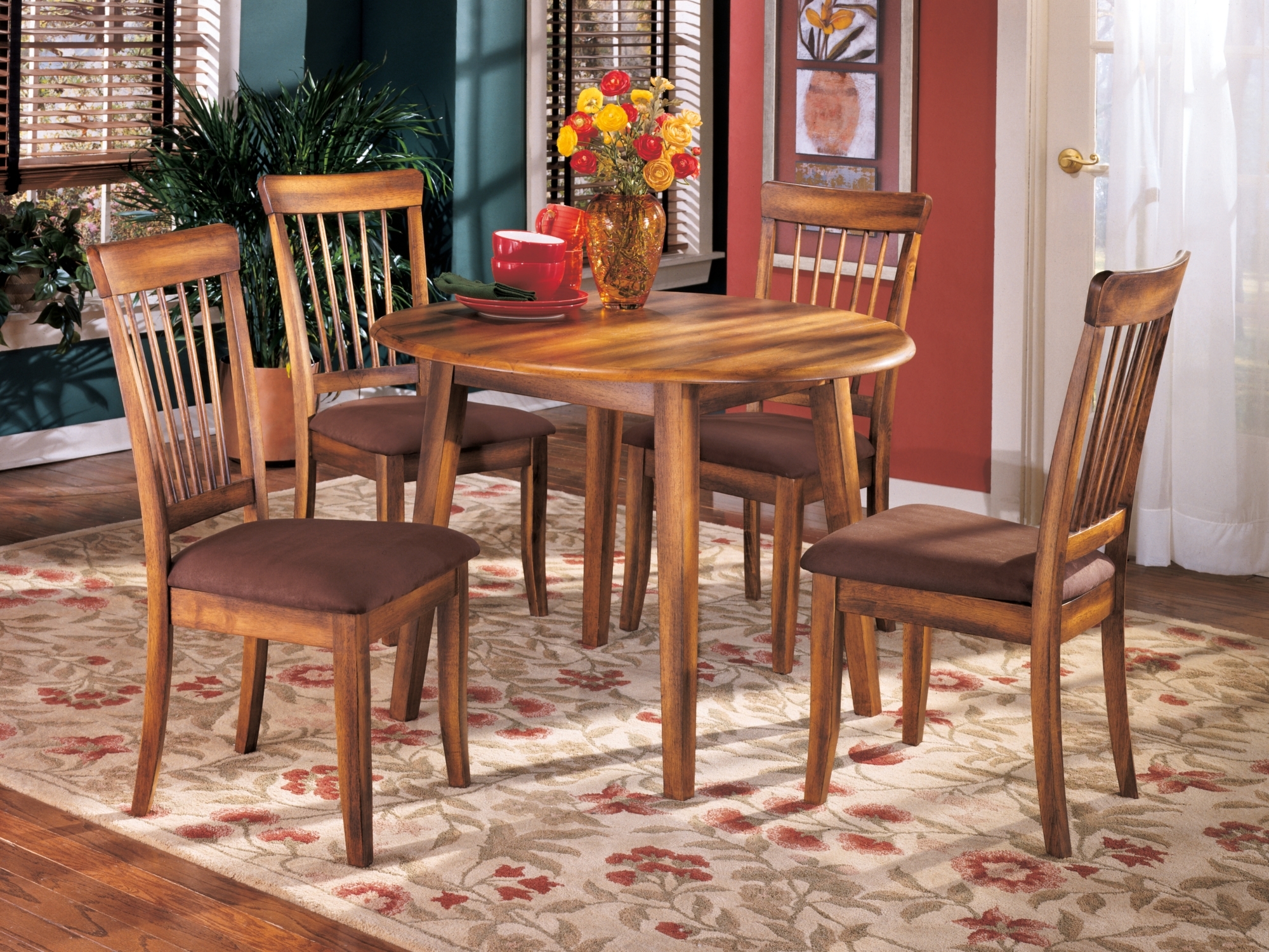 Ashley Furniture Brill D199D13 5-Piece Dining Set with Drop