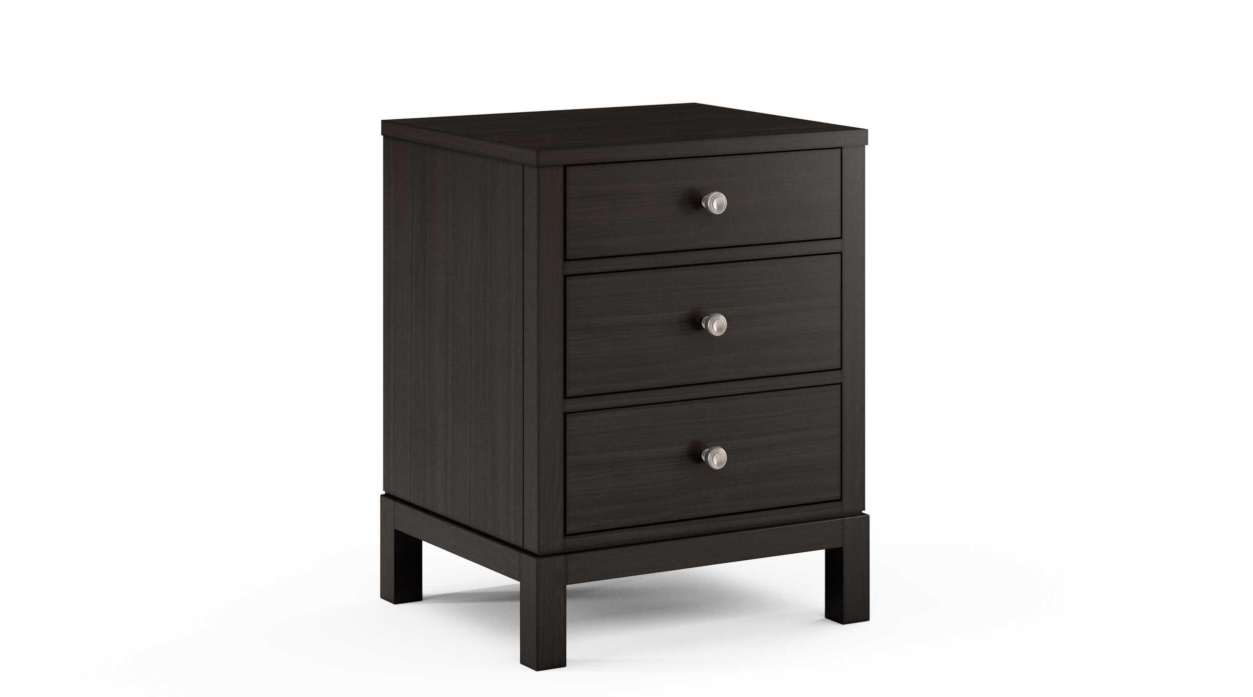 3-Drawer Nightstand