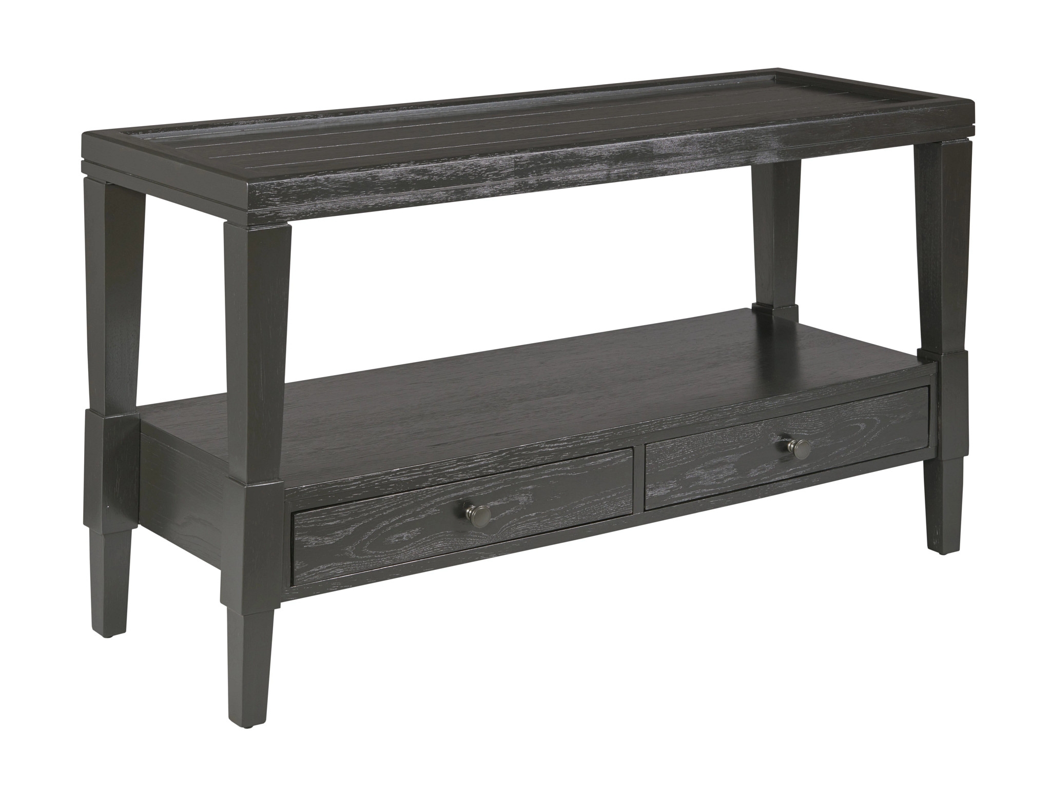 Rectangular 2-Drawer Sofa Table