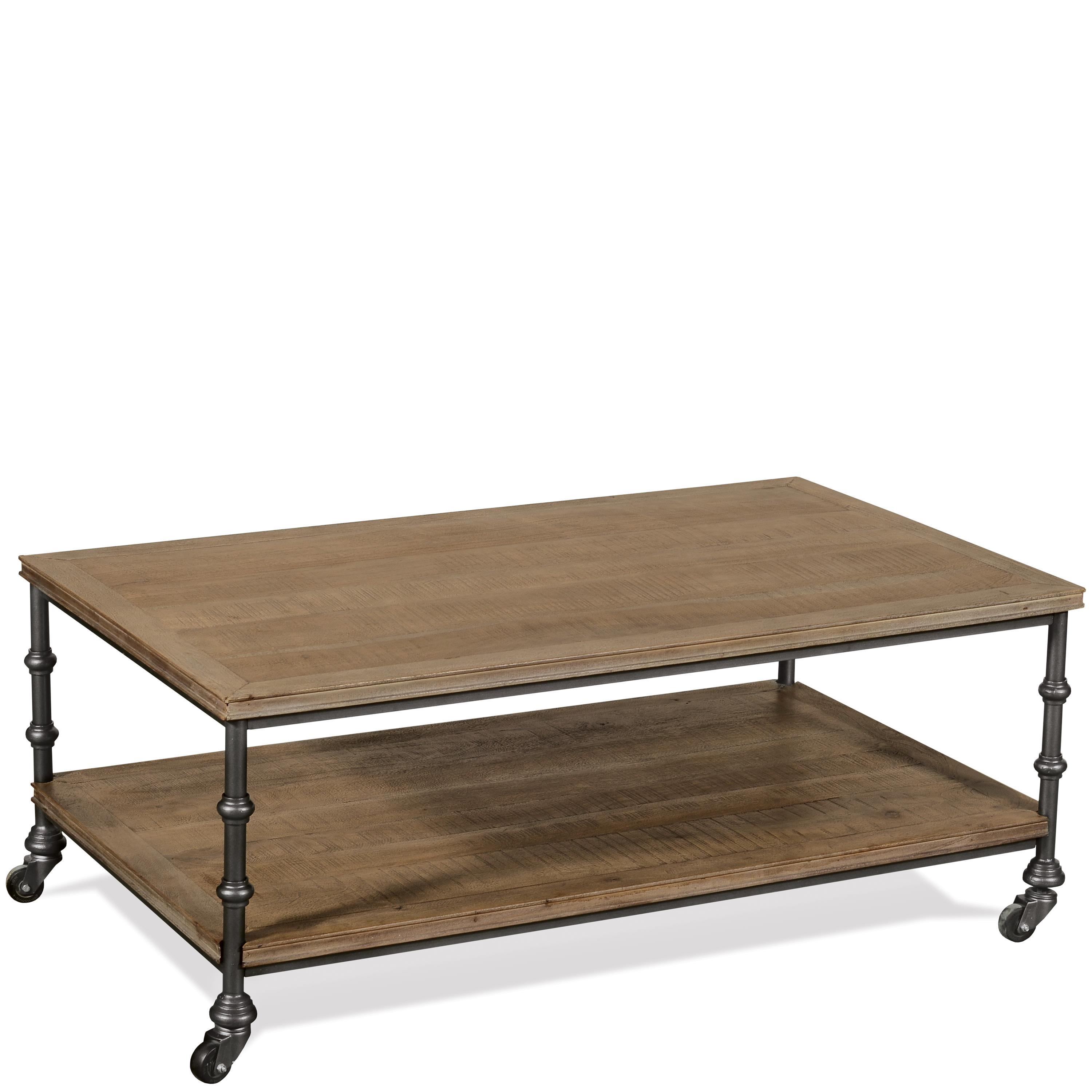 Riverside Furniture Revival RusticIndustrial Cocktail Table with