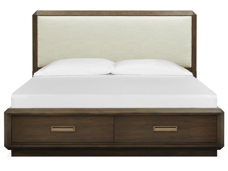 Magnussen Home Nouvel B5322 B532255A Contemporary Queen Storage Bed