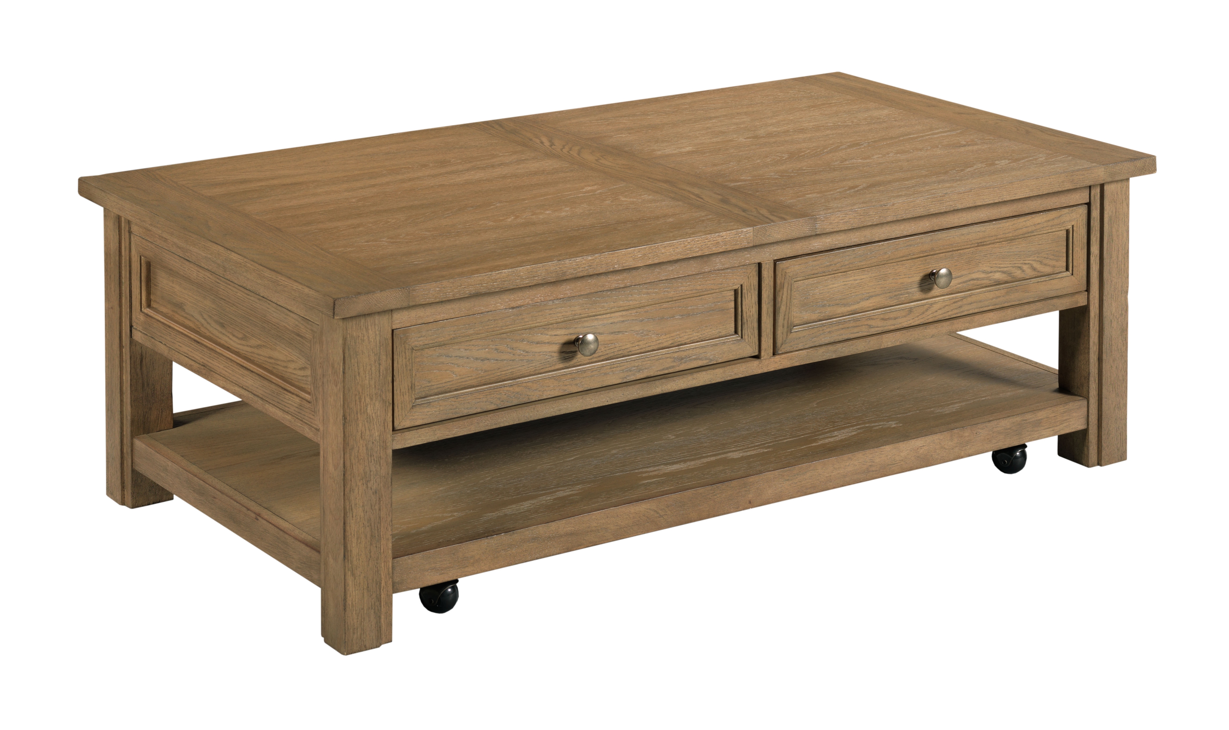 Rectangular 2-Drawer Coffee Table