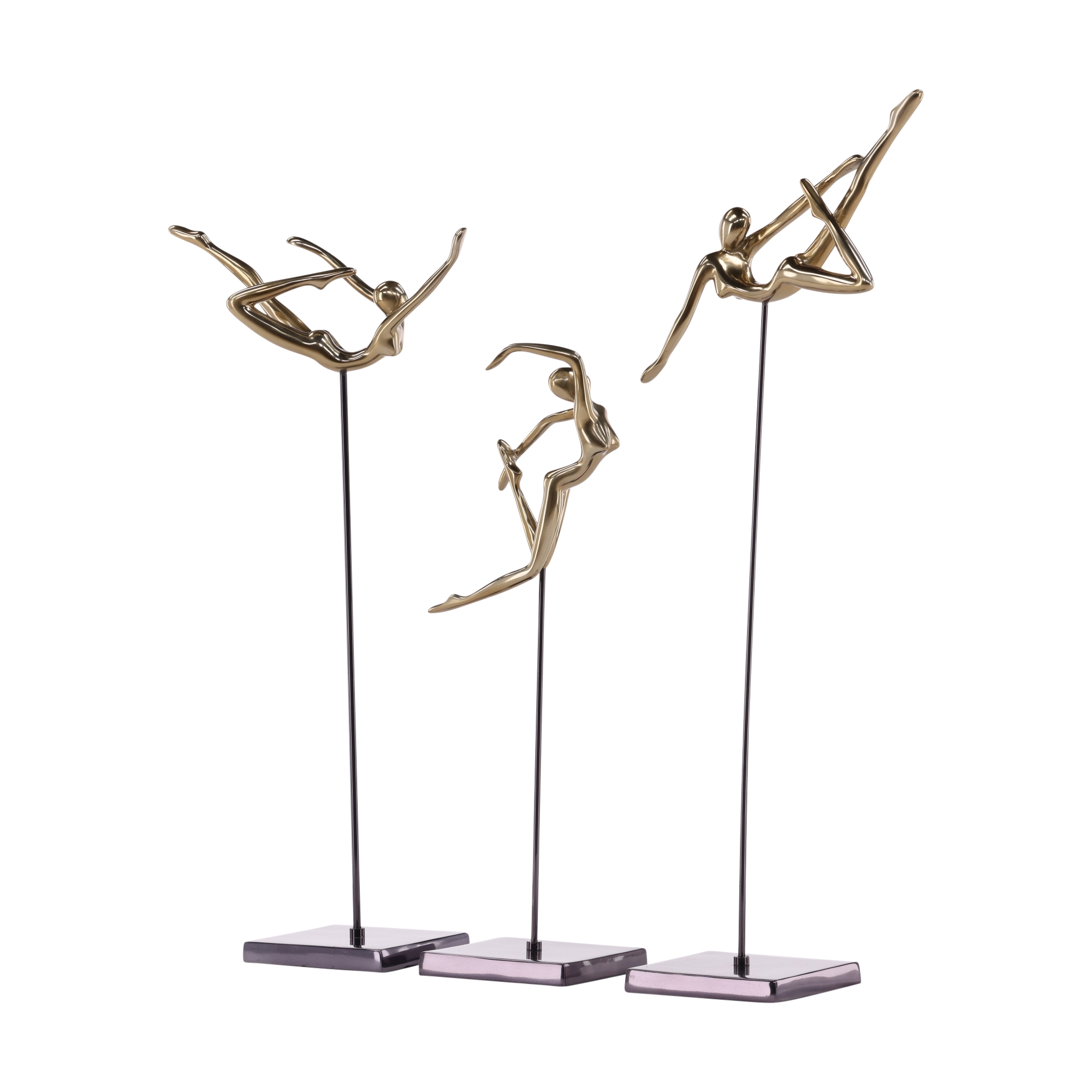 Trio of Ballet Dancer Sculpture
