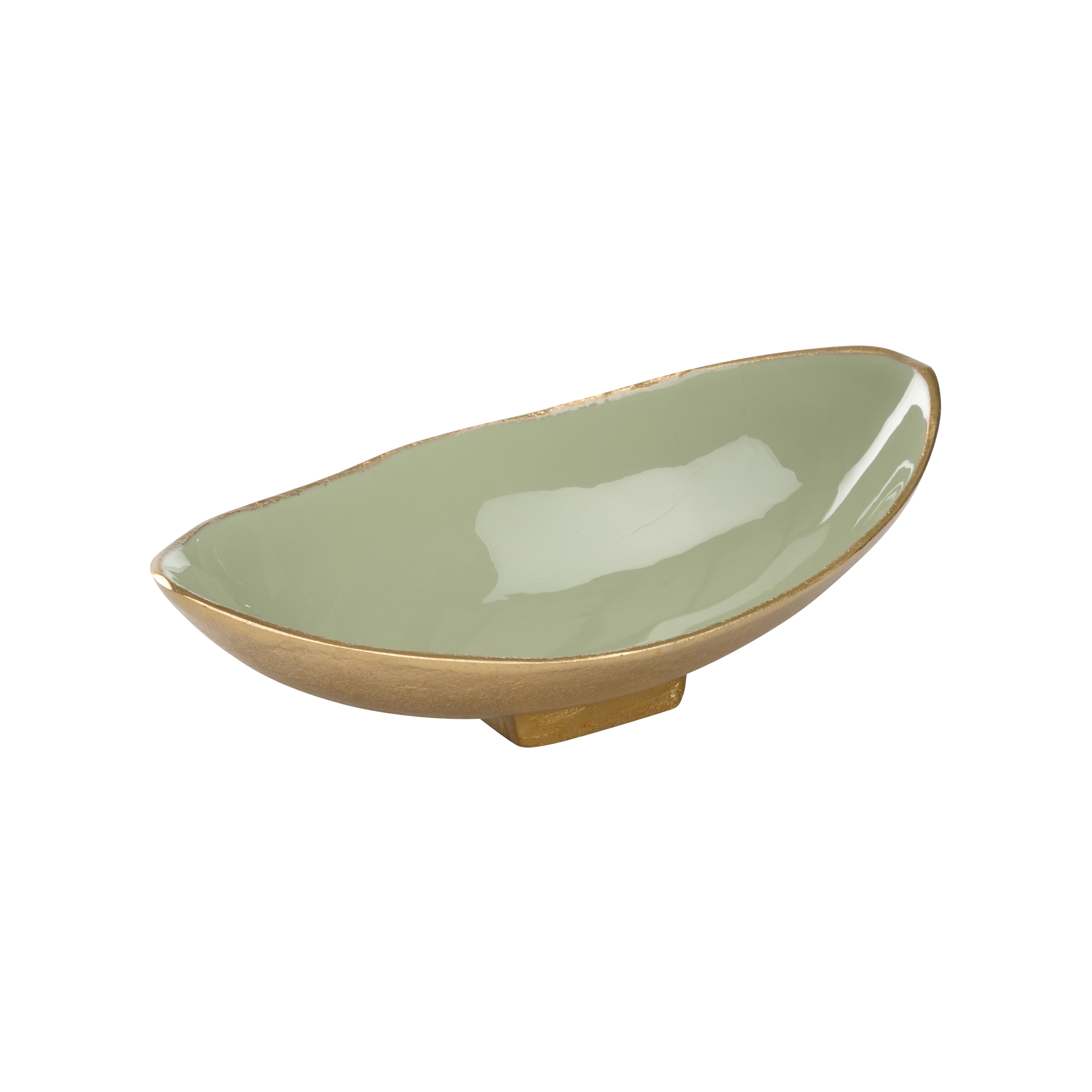 Small Green Enameled Bowl