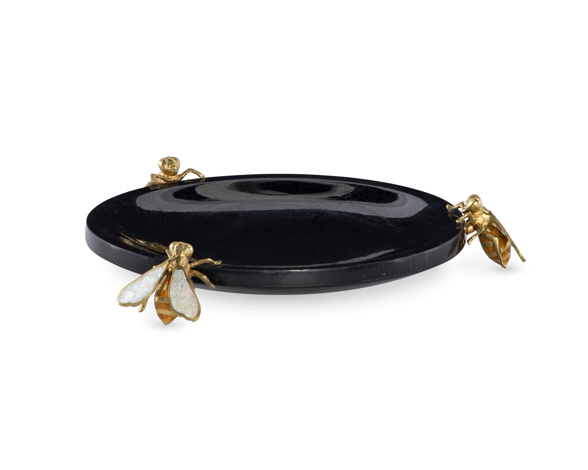 Brass Bumblebee Dish