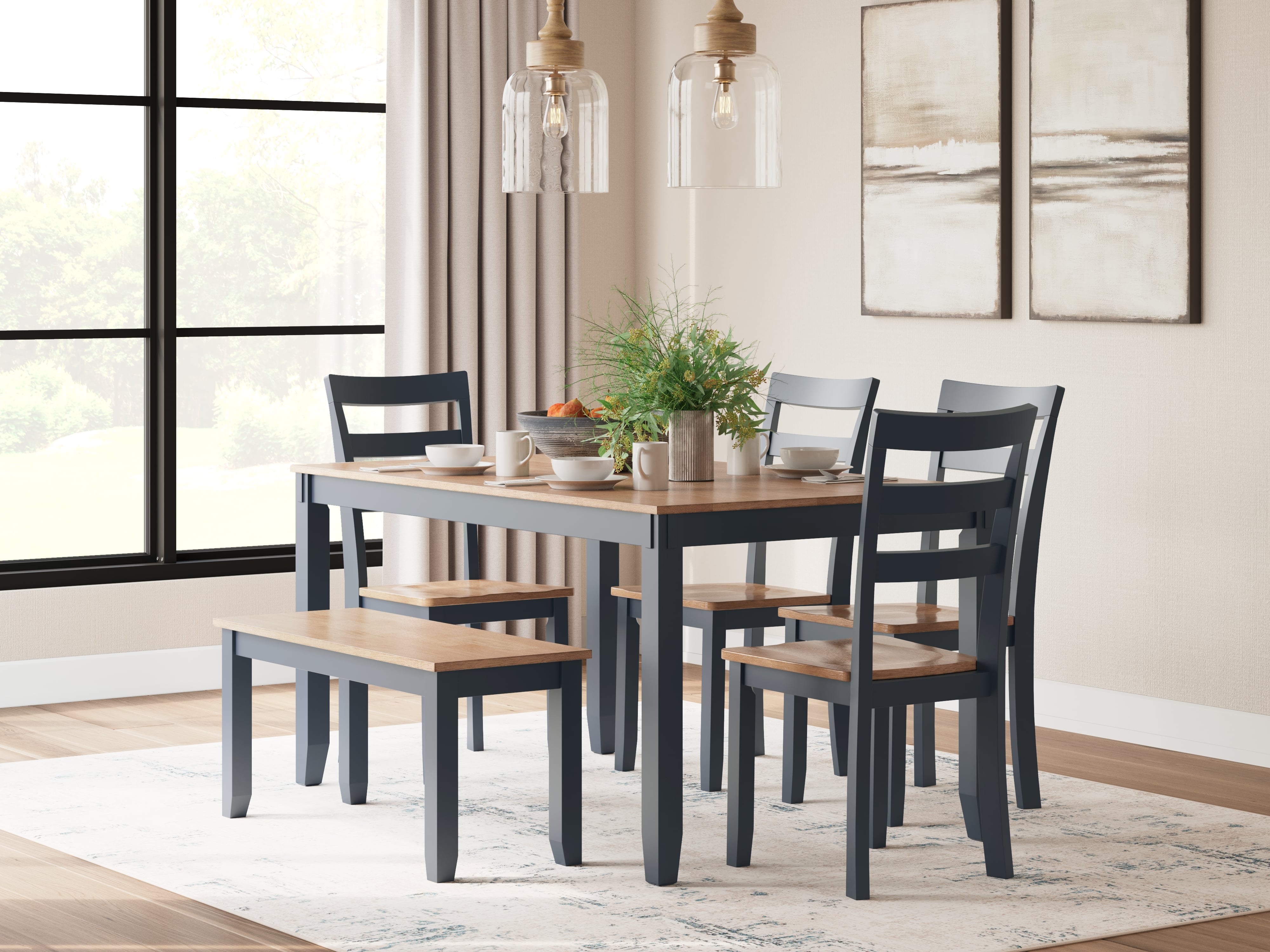 Dining Room Table Set (Set Of 6)