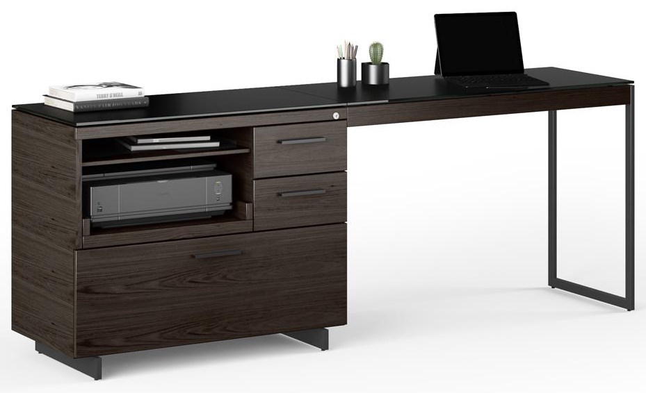 Pedestal Desk w/Multifunction Cabinet