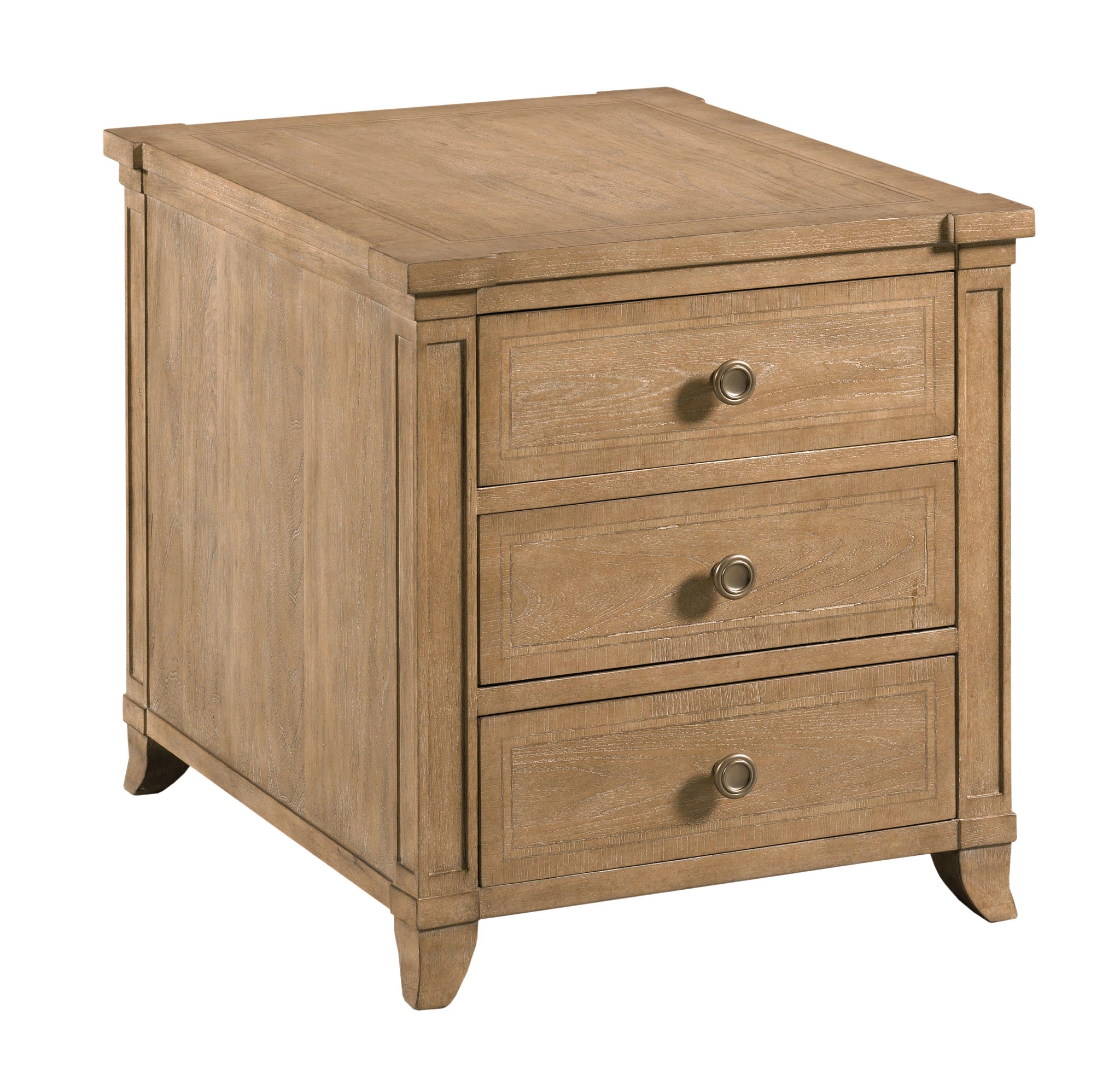 3-Drawer End Table