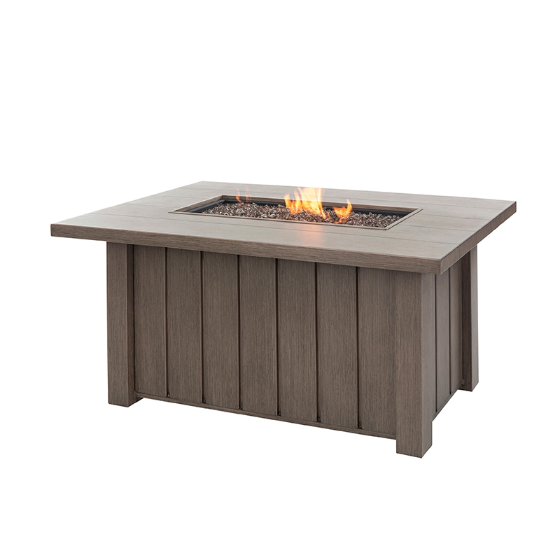 Trevi 50" X 32" Rectangular Fire Pit And Lid