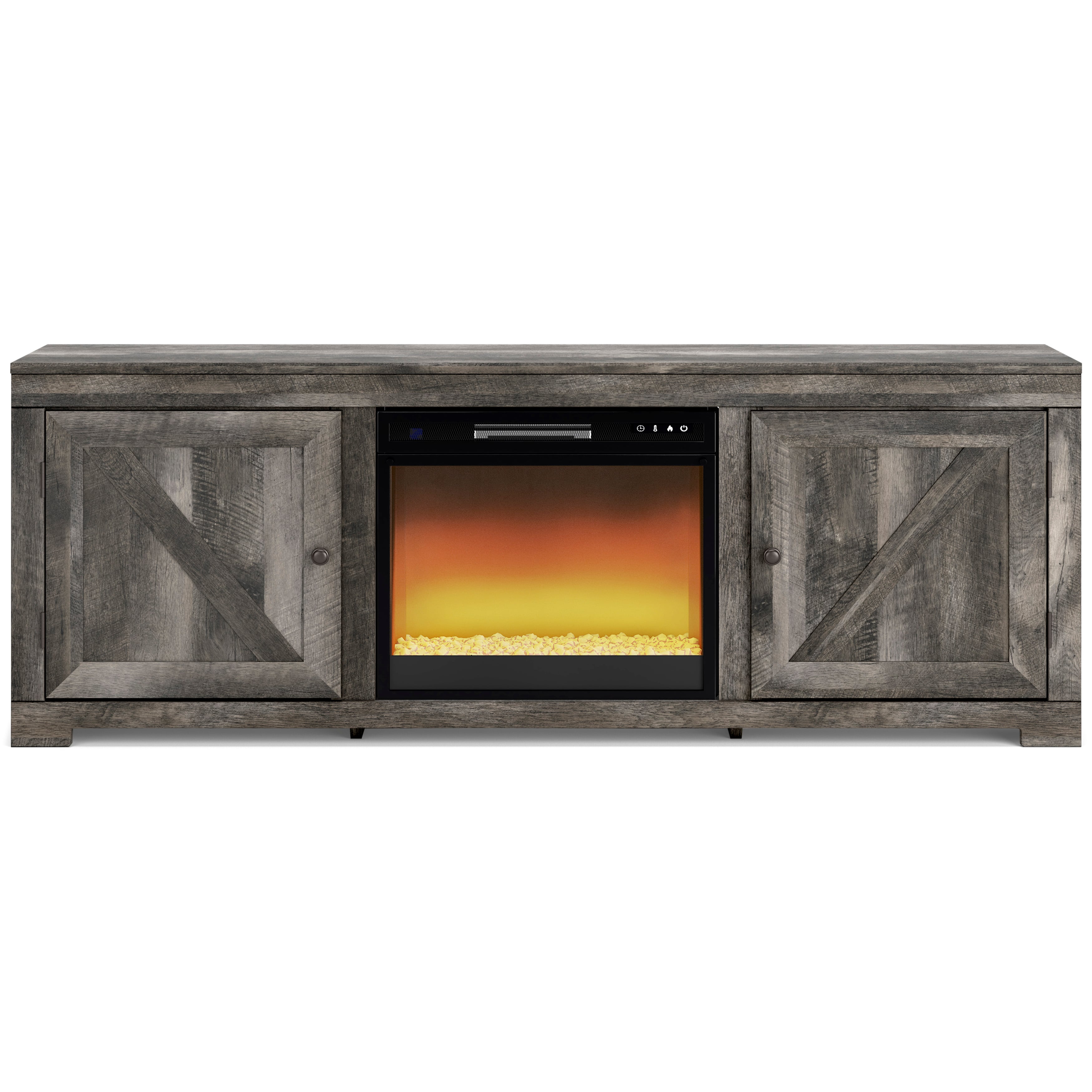 Signature Design by Ashley Wynnlow W440W11 72" Rustic TV Stand with