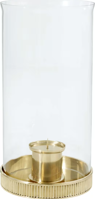 Polished Brass Candle Holder