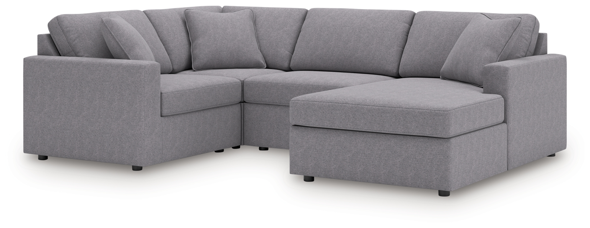 4-Piece Sectional With Chaise