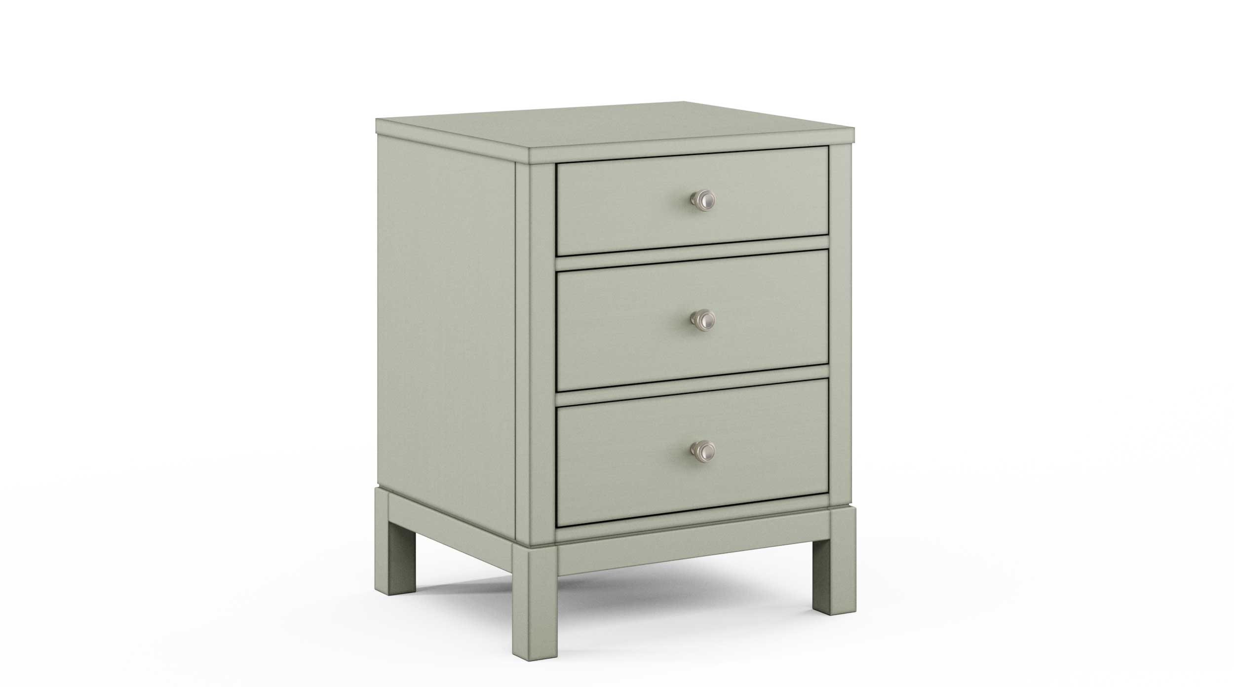 3-Drawer Nightstand