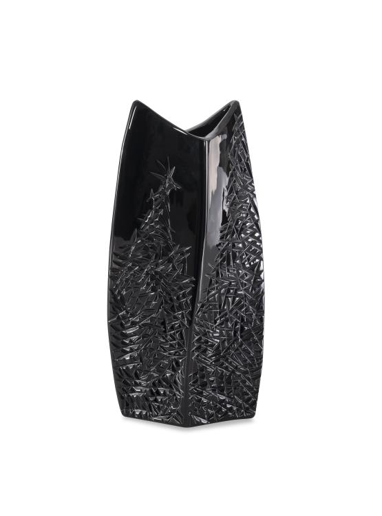 Black Crystal Vase
