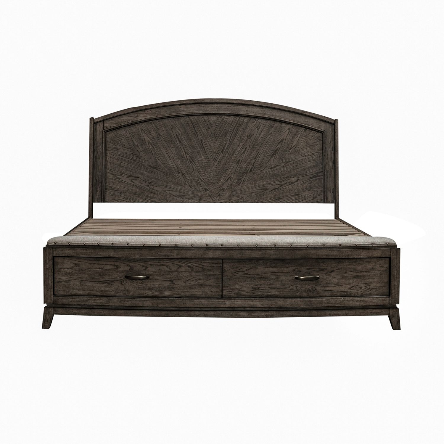 Queen Panel Storage Bed