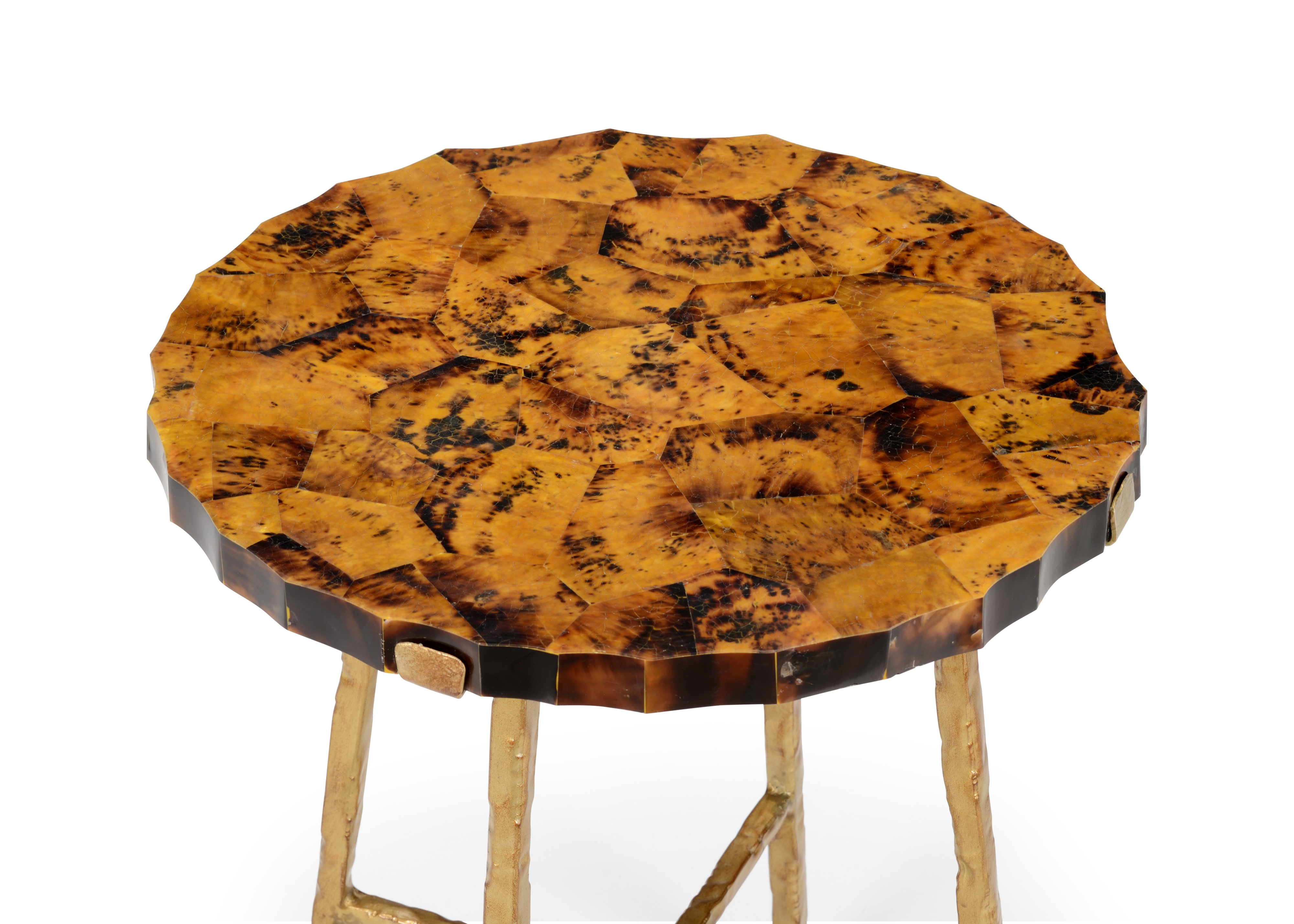 Brown Penshell Side Table